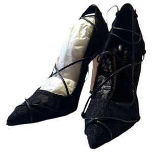 Zuhair murad lace wrap around pumps